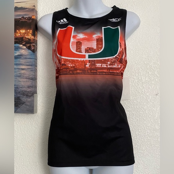 2021 Miami Hurricanes Adidas
Tennis Jersey Shirt Team - Picture 4 of 11